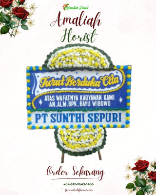 Papan Bunga Duka di Pendoworejo